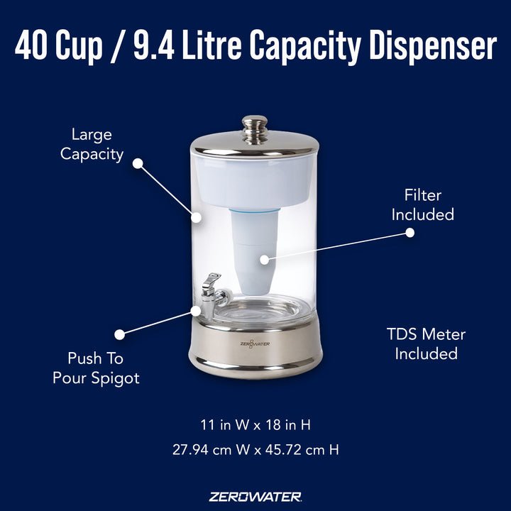 40 CUP READY-POURâ„¢ GLASS 5-STAGE WATER FILTER DISPENSER - Image 7